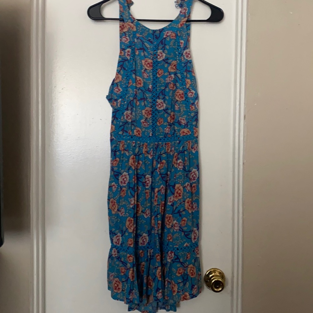 Short backless dress